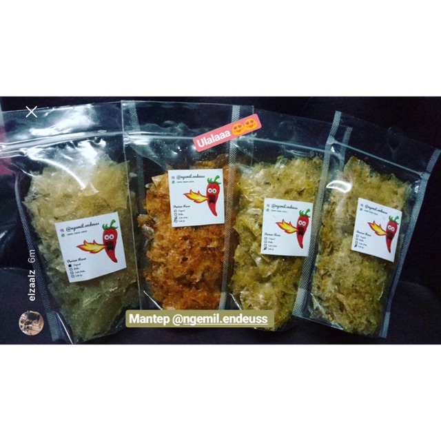 

Keripik beling satuan