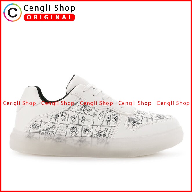 SEPATU SNEAKER WANITA HUSH PUPPIES ORIGINAL CASUAL BRANDED WHITE HW41