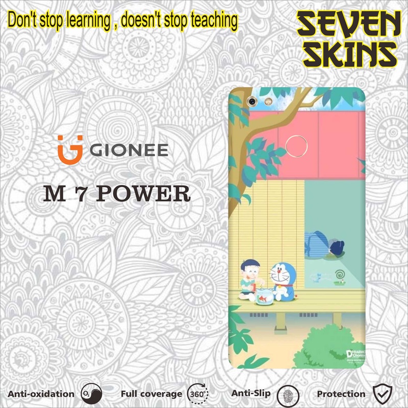 SKIN HANDPHONE DAPAT 2 PCS  GIONEE M 7 POWER DORAEMON1
