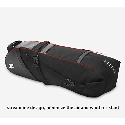 YGRETTE - SAHOO Tas Sadel Sepeda Bicycle Waterproof Bag 10L - 131414-B - Black
