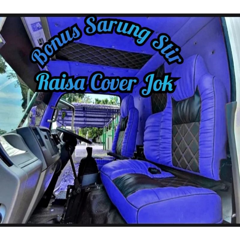 Cover jok mobil truk isuzu Nmr71 - Traga - Elf - Giga - Elf macan - NKR - sarung jok mobil truk isuz