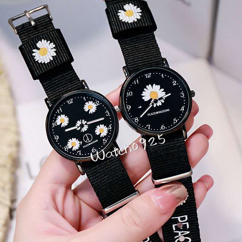 JAM TANGAN WANITA PASIR nylon analog FASHION W130