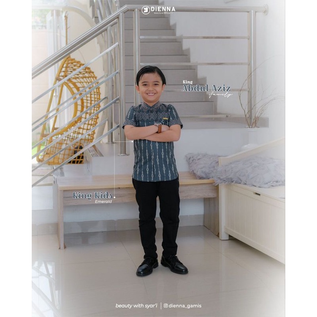 Sarimbit king abdul aziz kid ori by dienna eid series lebaran premium