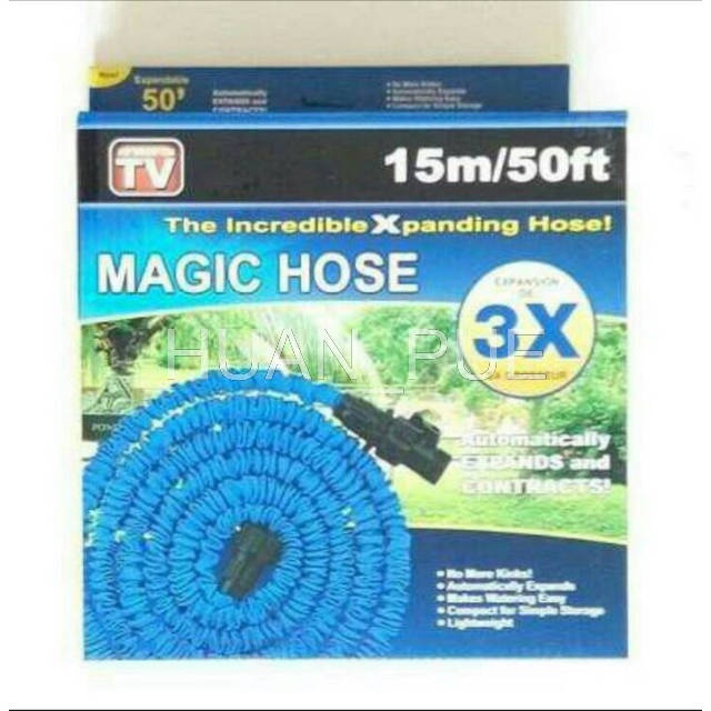 HUAN_PUE - [SELANG AJAIB 15m] Magic Hose 15 Meter/ 50 Feet/ Selang Taman dan Rumah Selang Panjang