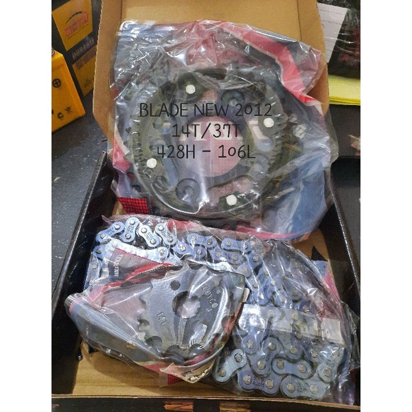 GEAR PAKET SCOYCO KUALITAS SEPUHAN CHAIN SPROCKET SET JUPZ JUPZ1 SUPRA FITNEW VEGA ZR MEGAPRO-BLADE NEW 37T