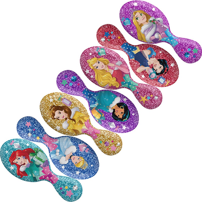 The Wet Brush Combo [Disney Princess Wholehearted] + [Mini Disney Glitterball] + [Silicook Flat 1200ml]