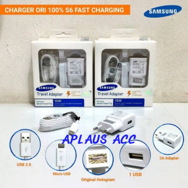 CHARGER ORI 100% SAMSUNG S6