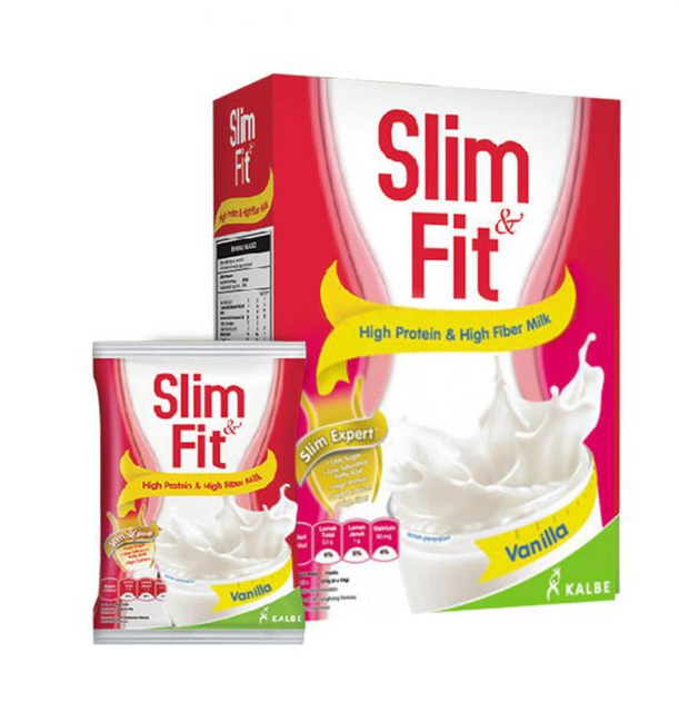 Slim &amp; Fit Meal Vanila Coklat 6x54gr - Diet Solution Nutrisi Pengganti Makan