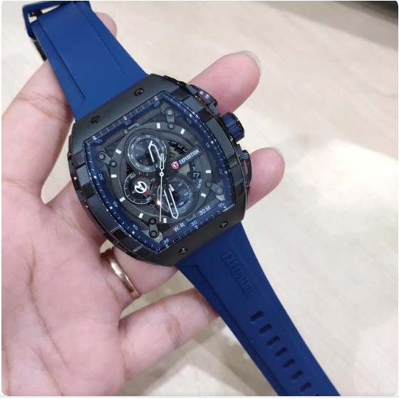 JAM TANGAN PRIA EXPEDITION E 6782  E6782 EXP6782 EXP 6782 BLACK NAVY BLUE ORIGINAL & GARANSI RESMI
