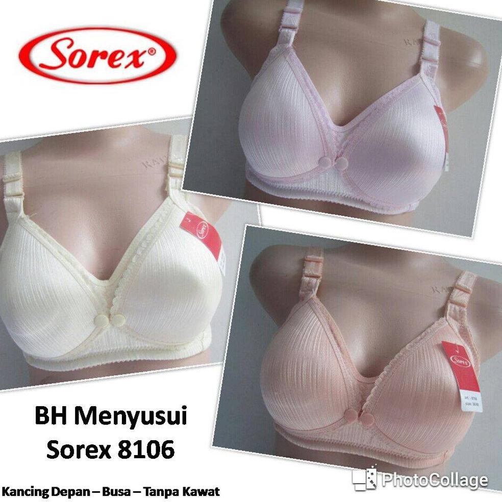 Bra / BH Menyusui Kancing Depan Tanpa Kawat Sorex 8106