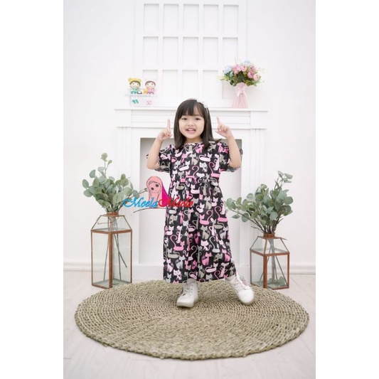 COD YUKI DRES | DRES ANAK BAHAN KATUN SUPER MURAH | PAKAIAN ANAK PEREMPUAN | DRES ANAK MOTIF LUCU