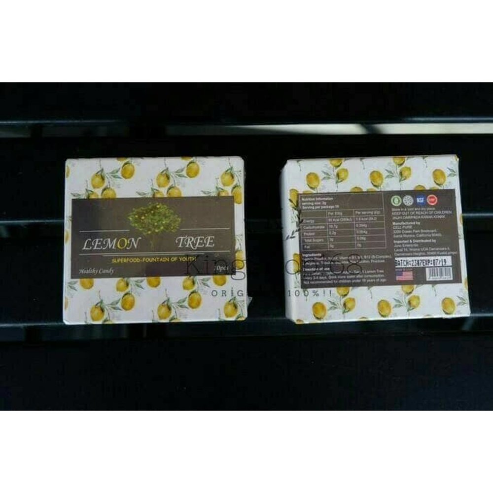 HARGA SPECIAL ORIGINAL - SUPERFOOD PERMEN LEMON TREE - SUPLEMEN PRIA