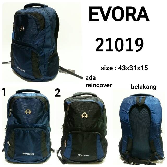 Tas sekolah ransel backpack pria Evora 21019 tas punggung murah dan terbaru