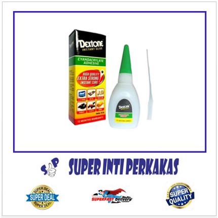 

Lem Tetes Dextone instanst Cyanoacrylate Glue