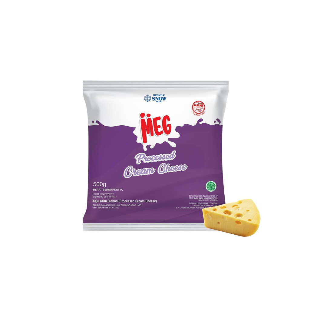 

MEG CREAM CHEESE 500GR / CTN ISI 16PCS