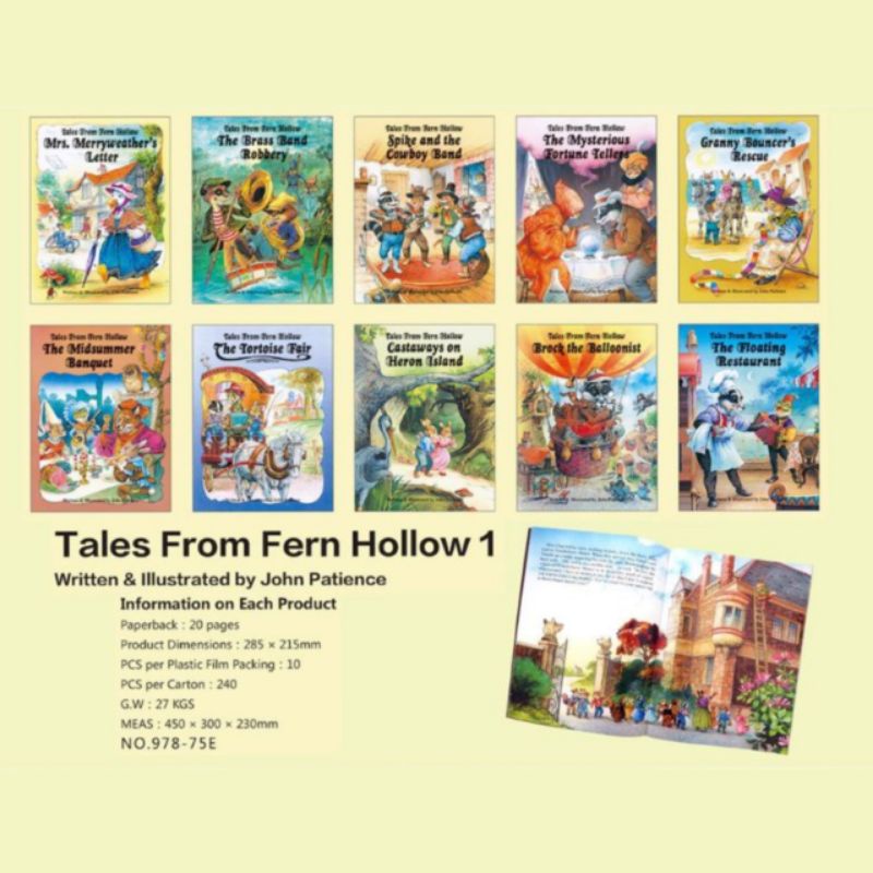 isi 10 buku cerita anak tales from fern hollow classic fairy tales