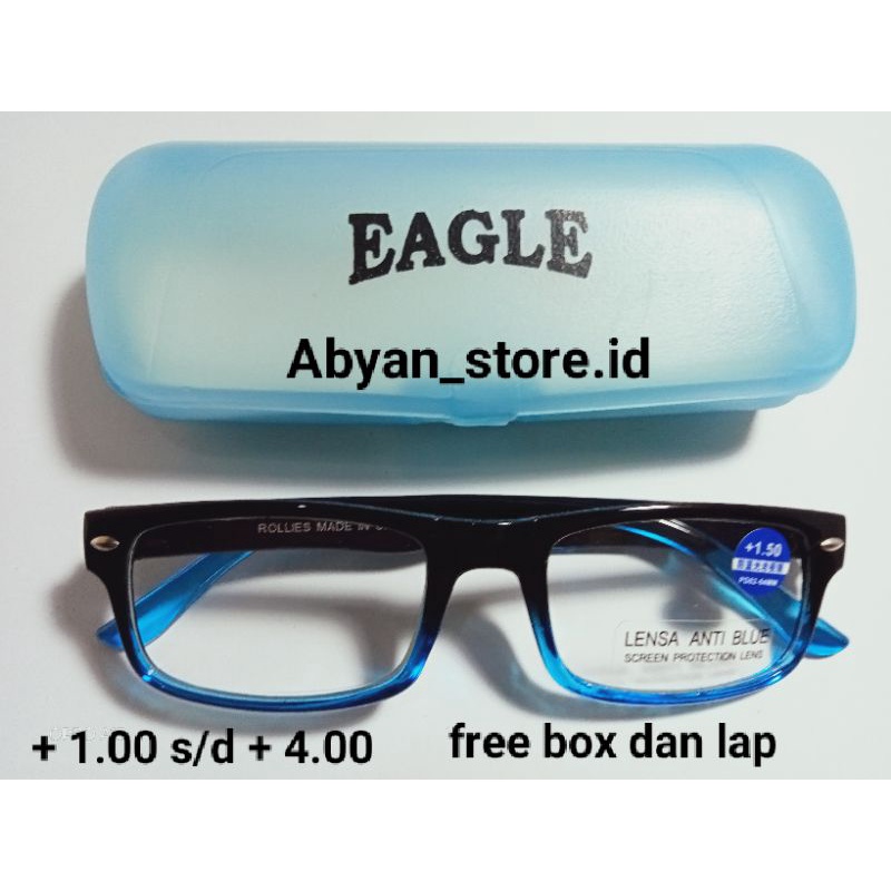 kacamata baca plus pria wanita masa kini