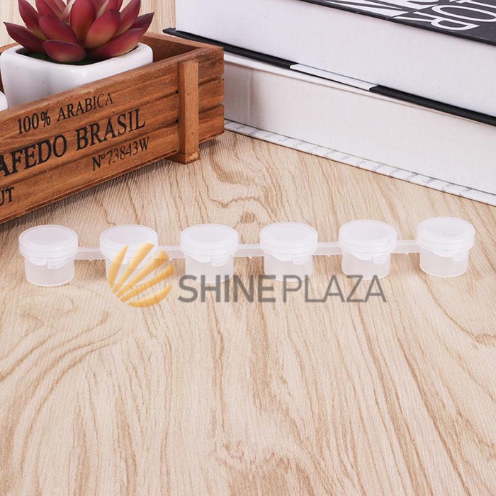 

Pot Botol Tempat Cat Akrilik Renteng 6x3ml 6x5ml - Paint By Number Acrylic Cup Set 3 ml 5 ml
