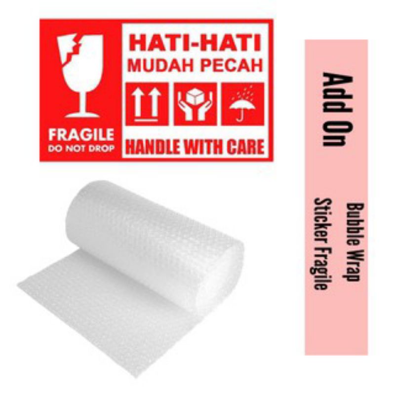 

Extra Bubble Wrap+Stiker fragile