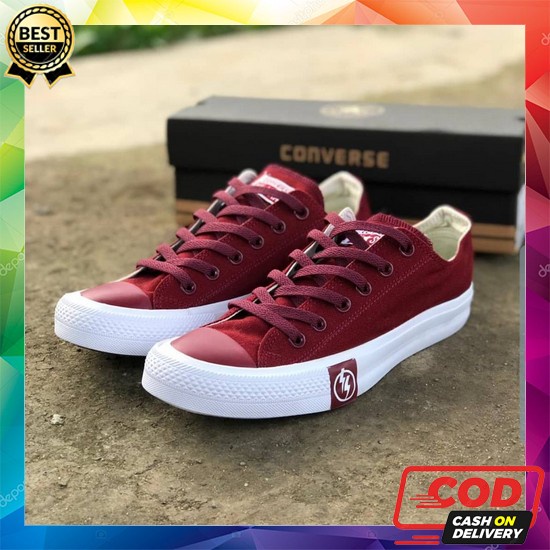 Sepatu Sport Import Tanpa Tali Warna Navy Tanpa Tali Wanita Nyaman Lar Sepatu  All Star Petir Pendek