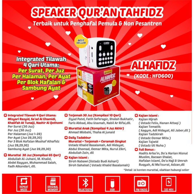 Speaker Al Quran AlHafidz
