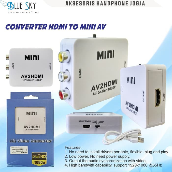 CONVERTER HDMI TO MINI AV