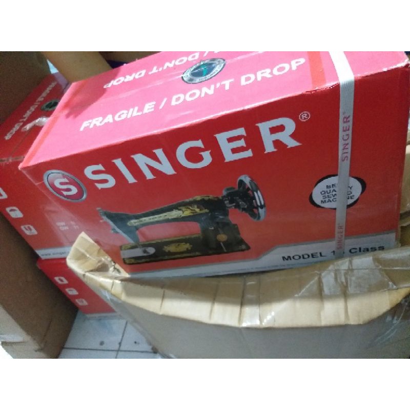 mesin jahit singer hitam tradisional kepala dlm dus new/baru