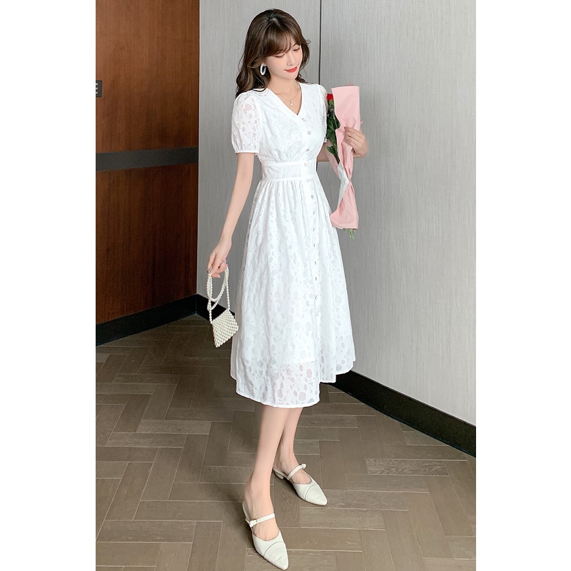 【Rozen】French Retro Midi Dress R087