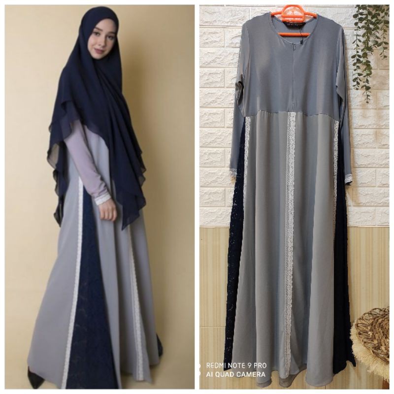 preloved dress sisesa mayyasah navy