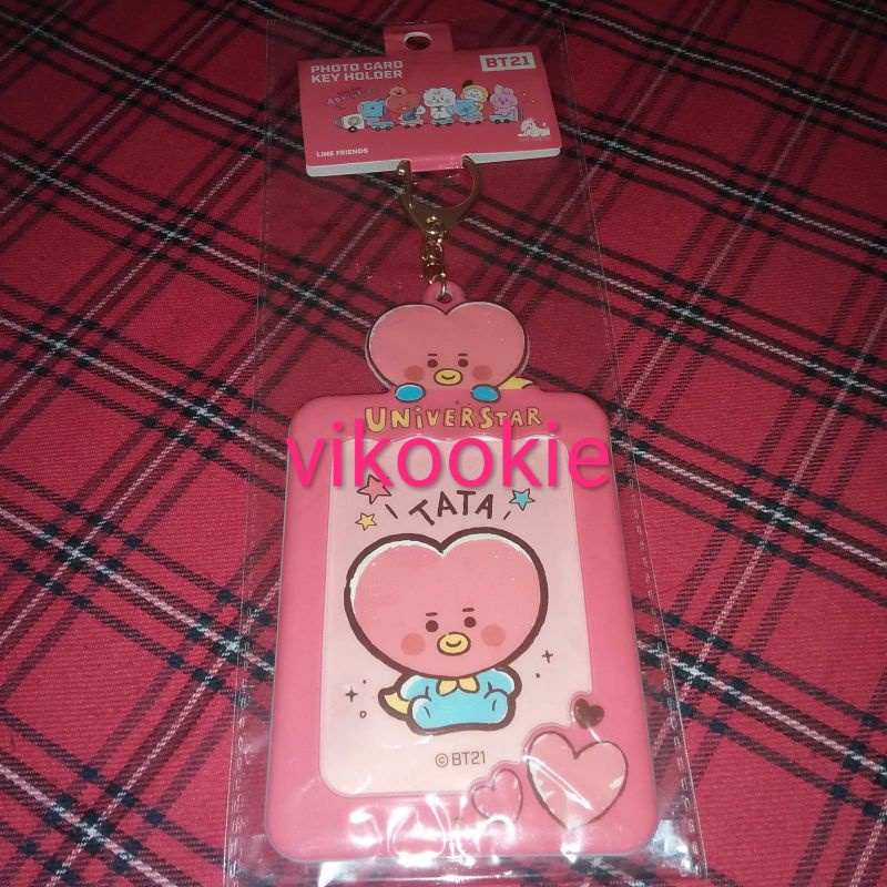 BTS Card Keyring Holder PC BT21 Tata Official