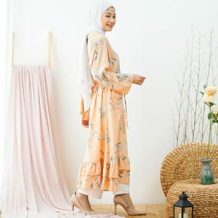 Shaina Stripes - LONG TUNIK IBU HAMIL JUMBO BUMIL BUSUI LEBARAN CANTIK