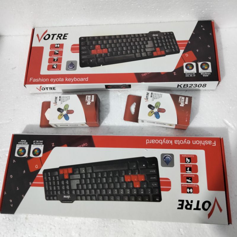 Keyboard Mouse USB Votre Kb2308