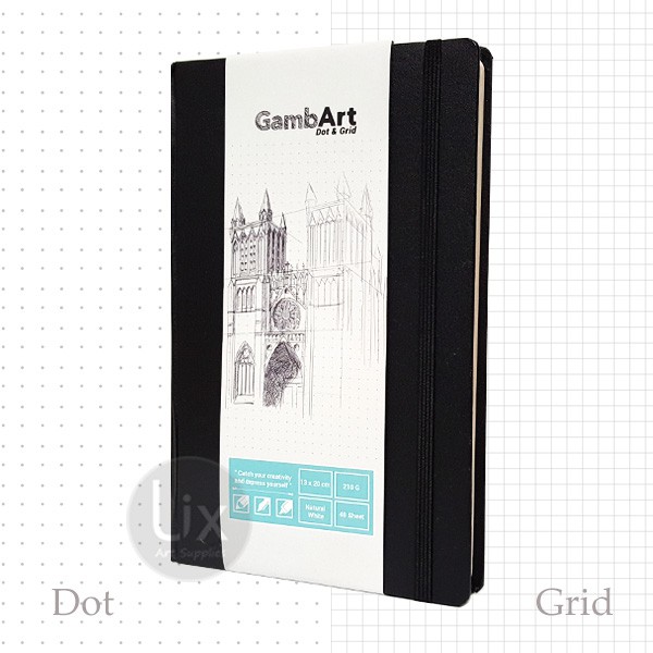 Jual GambArt Dot and Grid Sketchbook / Dotted & Grid Sketchbook