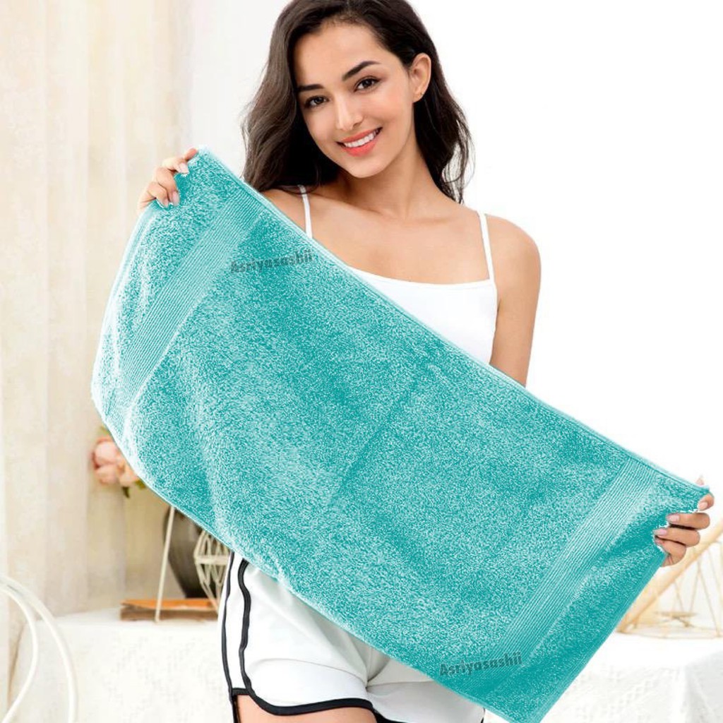 Handuk Wajah Leher Muka Tosca 35x70 Asriyasashii Cotton 100% Tebal Lembut Termurah Terlaris