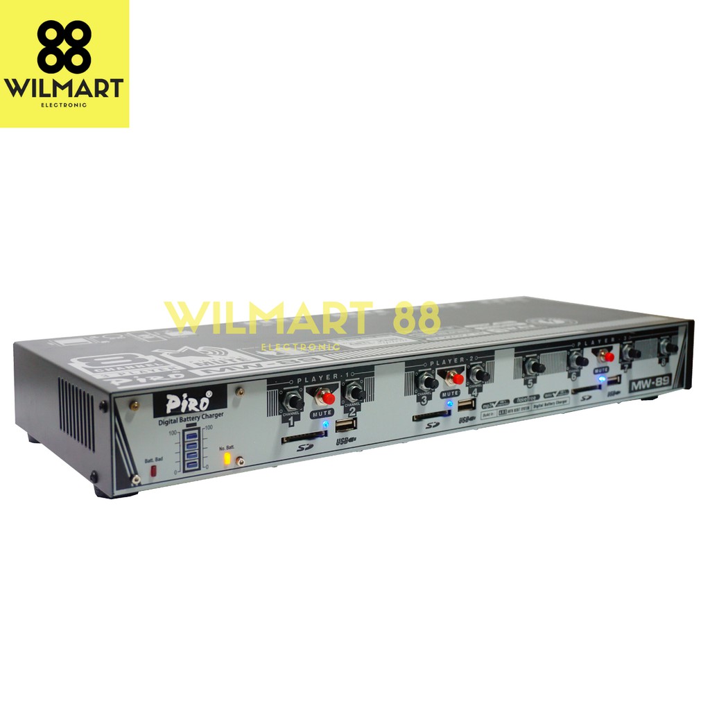 Ampli Walet Piro MW 89 | Amplifier Walet Piro mw - 89 | SNI | MP3 | Anti Petir / Internal Memory