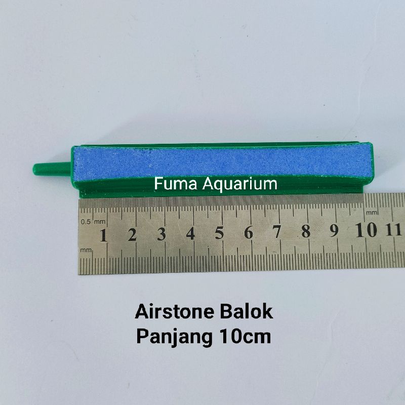 Batu Airstone Panjang 10cm(4inch) Batu Aerator Gelembung Airasi Model Balok TY