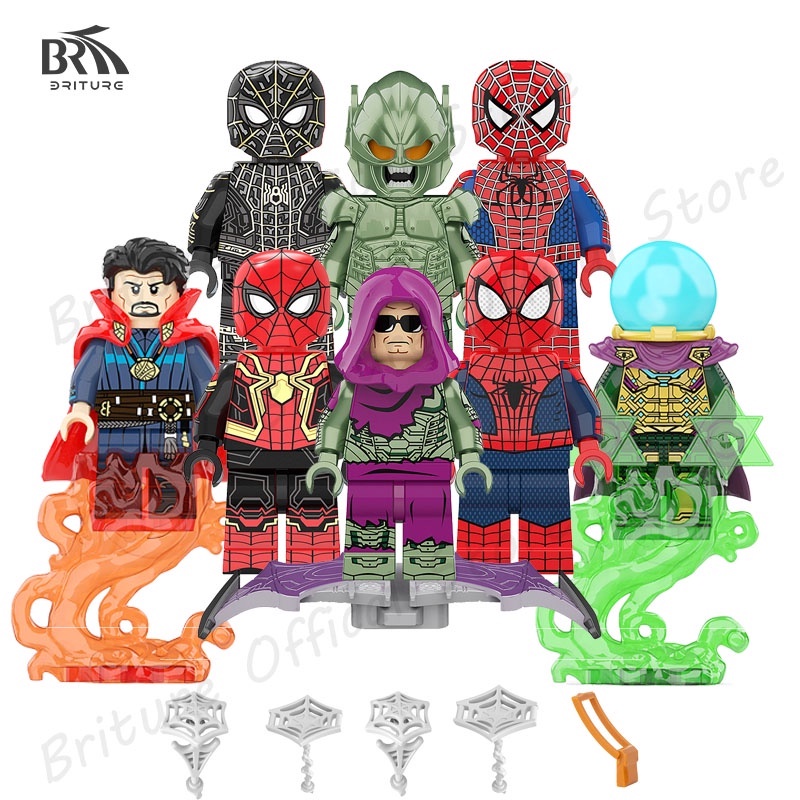 Kt1055 [COD] Boneka Mini Spiderman Doctor Strange Green Goblin