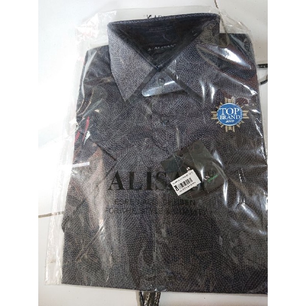 Kemeja Alisan Batik printing Motif bunga (Pendek)