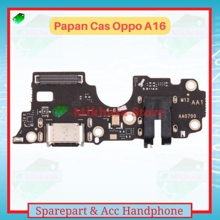 Papan Charger Oppo A16 Pcb Flexible Konektor Cas Conector Charger Mic Hf Oppo A16 2020 Original