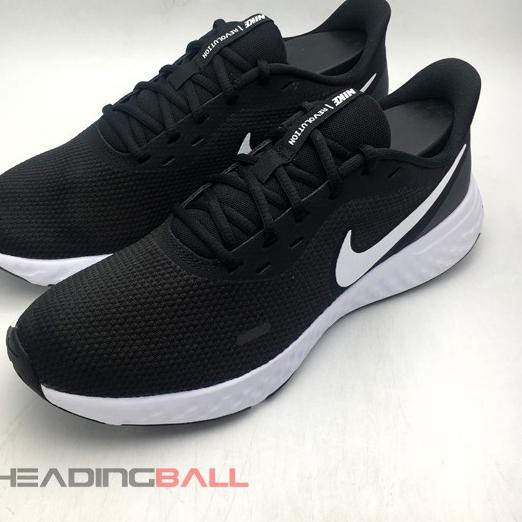 PRODUK TERBARU Sepatu Running Lari Nike Original Revolution 5 Black BQ3204-002 BNIB CFF8 .. .. ..
