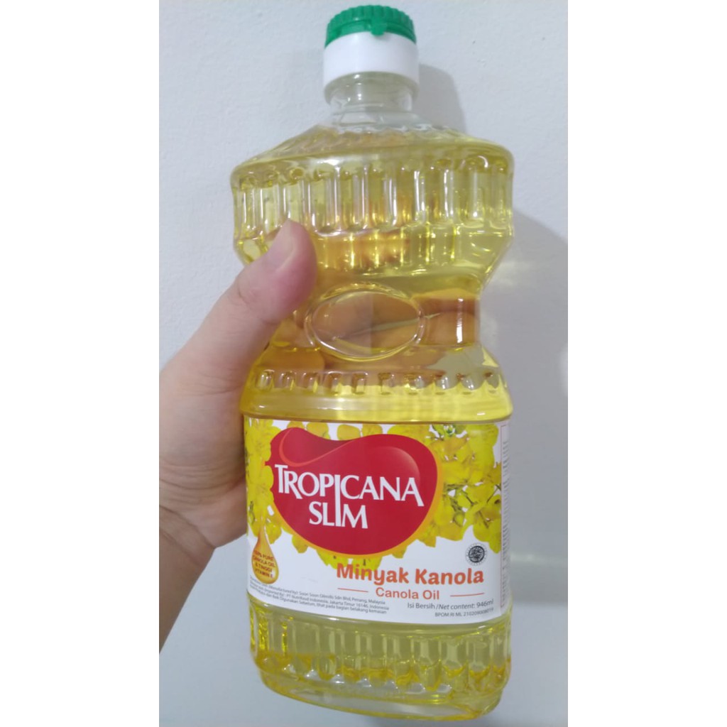 

[oddsolshop] pekanbaru/Tropicana Slim Minyak Kanola Botol 946ML Canola Cooking Oil Sehat & Halal