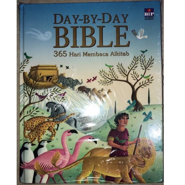 Day by day bible 365 hari membaca alkitab hard cover segel original