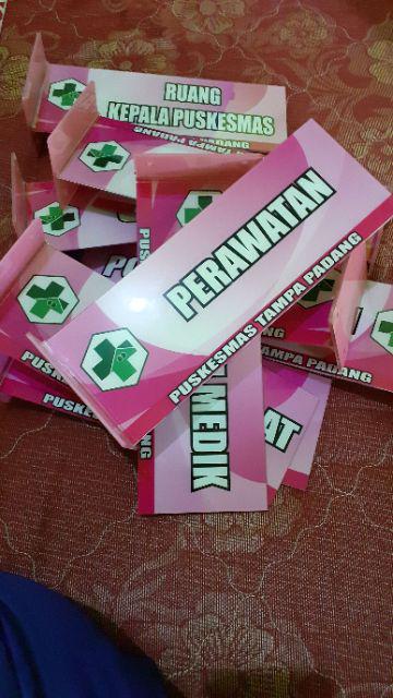 Acrylic Sign Ruangan