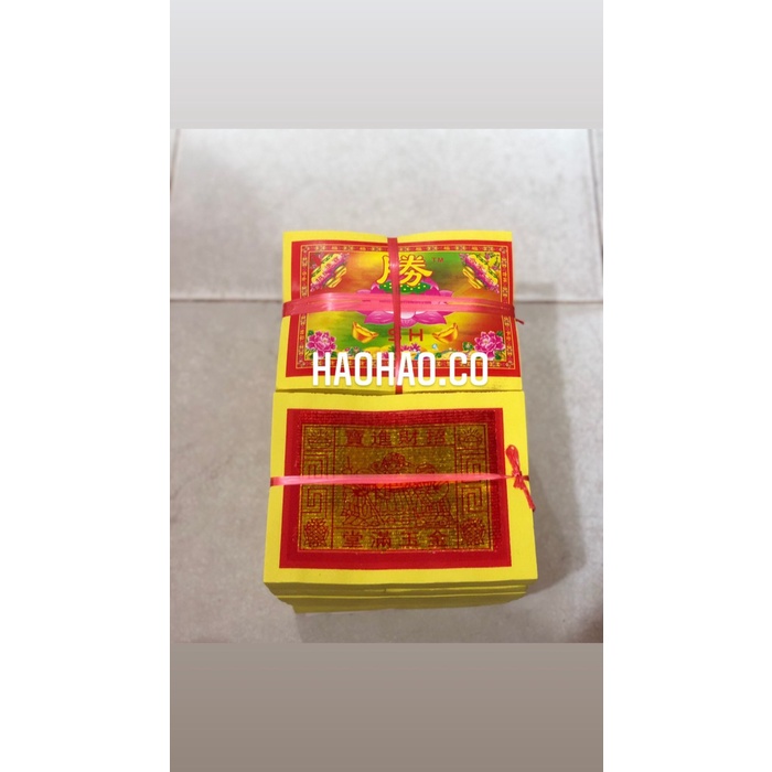 Kertas Sembahyang - Kertas Sembahyang / Kim Cua Full Emas Import Kualitas Bagus