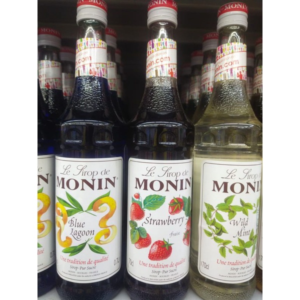 

syrup monin strawberry dan blue jagoon