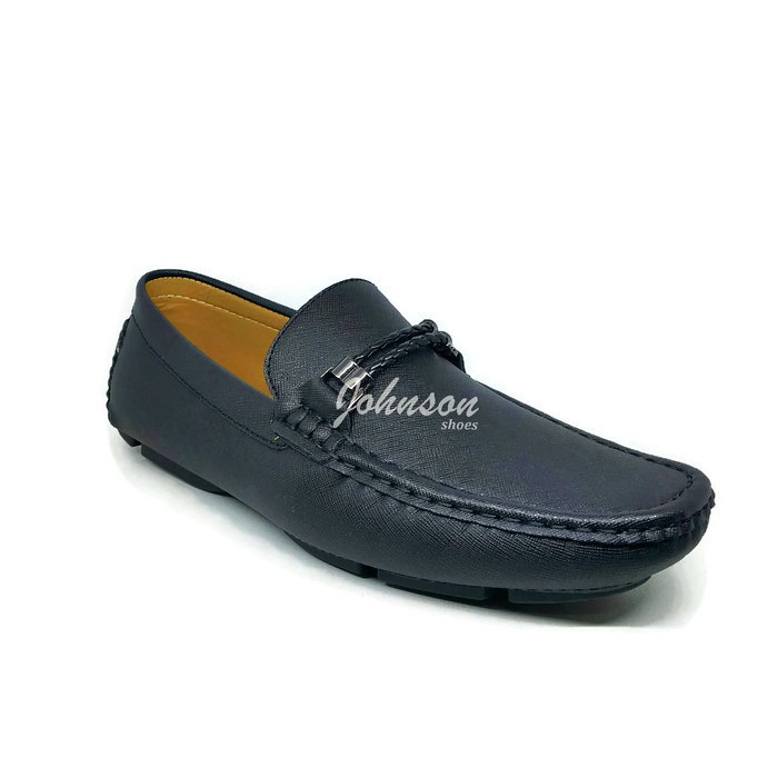 [ Johnson Shoes ] Sepatu Loafers Kulit Pria KYNZARA - ST 15 - 04 Hitam Import Made in China ORIGINAL