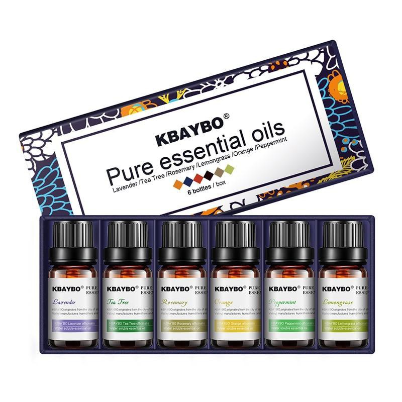 Pure Essential Fragrance Oils Aromatherapy Diffusers 10ml 6 PCS K-E2 spa Jual KBAYBO Grab Medan