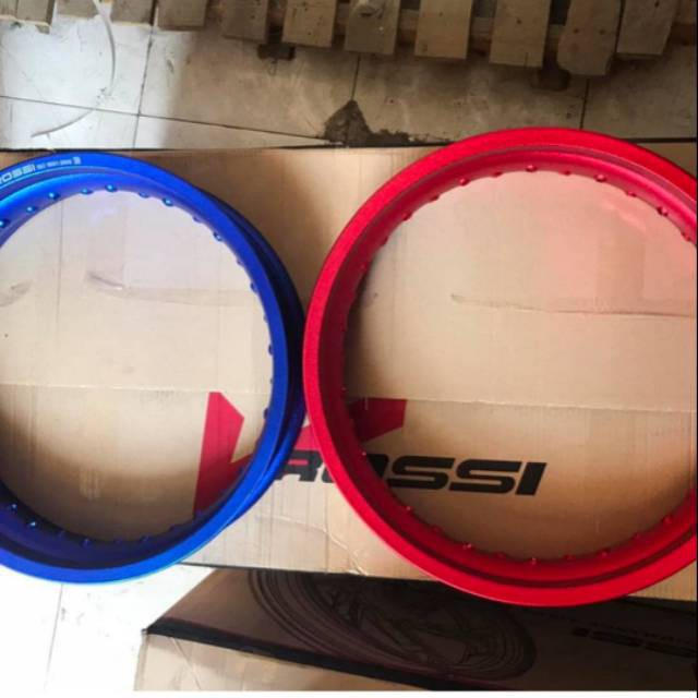 VELG ROSSI UKURAN 17 HOLE 36 WARNA MERAH 350 /300
