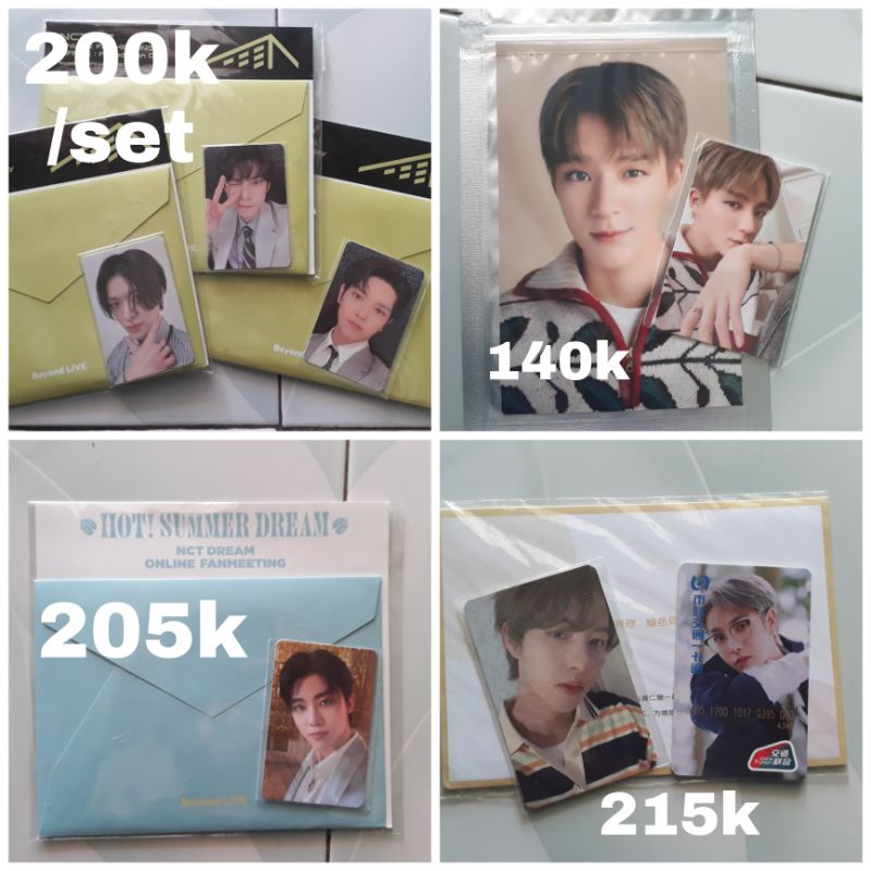 WTS AR TICKET FANMEETING NCT 127 TAEYONG DOYOUNG YUTA, AR TICKET FANMEETING NCT DREAM JAEMIN, 4×6 PH