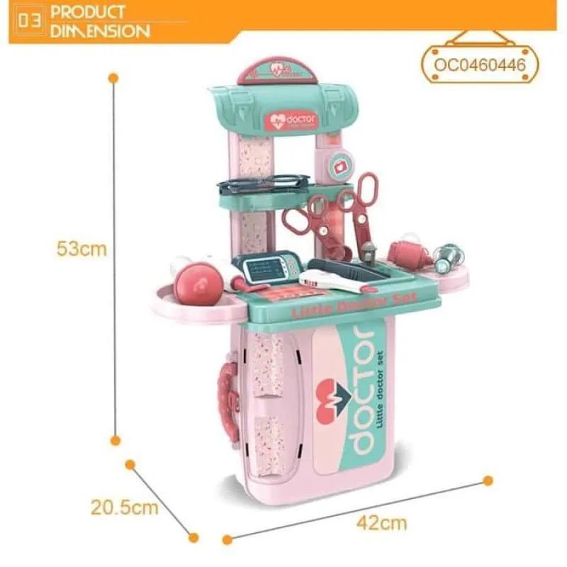 3in1 Mainan Dokter Koper Playset 008-975